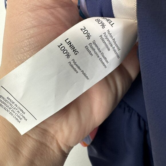 Cupshe Deep Ocean Wrap Front Cutout Tummy Control One Piece Size 3X - Picture 7 of 7